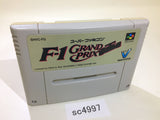 SC4997 F1 Grand Prix Racing SNES Super Famicom Japan