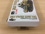 Dai Senryaku Expert WWII War in Europe BOXED SNES Super Famicom Japan - UC1932