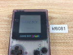 kf6081 Plz Read Item Condi GameBoy Color Clear Purple Game Boy Console Japan