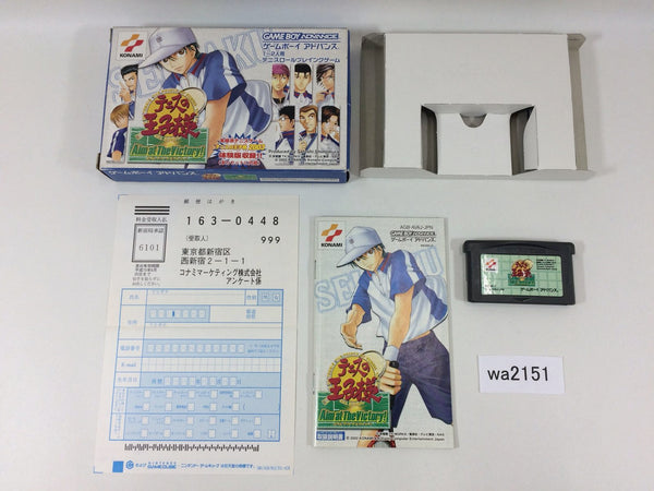 wa2151 The Prince of Tennis Aim at The Victory BOXED GameBoy Advance Japan
