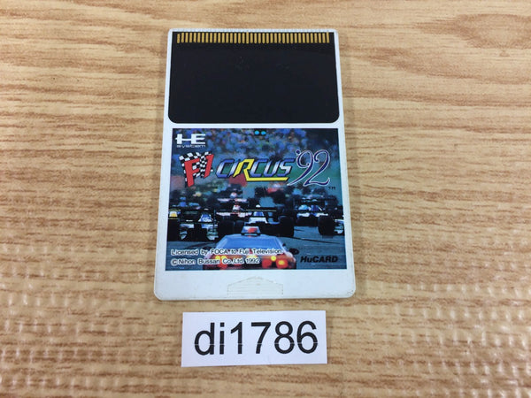 DI1786 F-1 CIRCUS'92 PC Engine Japan