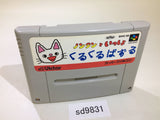 Nontan to Issho Kuru Kuru Puzzle SNES Super Famicom Japan - SD9831