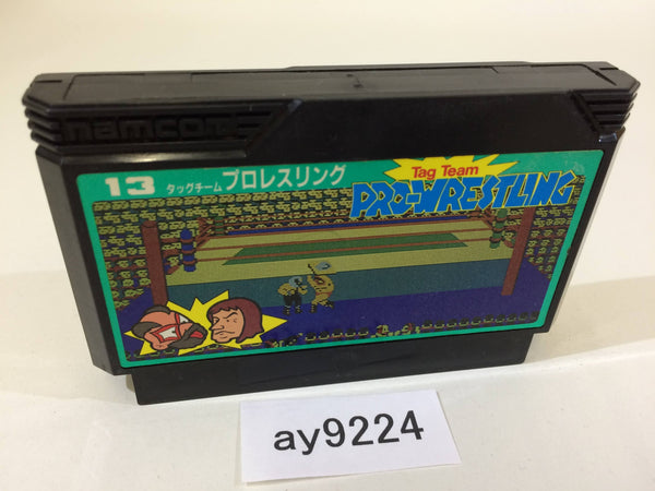 ay9224 Tag Team Pro Wrestling NES Famicom Japan
