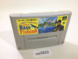 Larry Nixon's Super Bass Fishing SNES Super Famicom Japan - SE3822