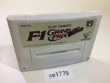 F1 Grand Prix Racing SNES Super Famicom Japan - SE1779