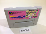 Zen Nippon Pro Wrestling Fight da Pon SNES Super Famicom Japan - SF4641