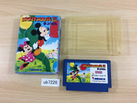 UB7226 Mickey Mouse 3 Yume Fuusen BOXED NES Famicom Japan