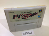 F1 Grand Prix Racing SNES Super Famicom Japan - SD3336