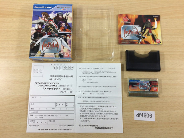 DF4606 Arc The Lad BOXED Wonder Swan Bandai Japan