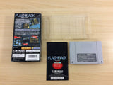 Flashback The Quest for Identity BOXED SNES Super Famicom Japan - UC9748