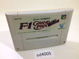 F1 Grand Prix Racing SNES Super Famicom Japan - SD4005