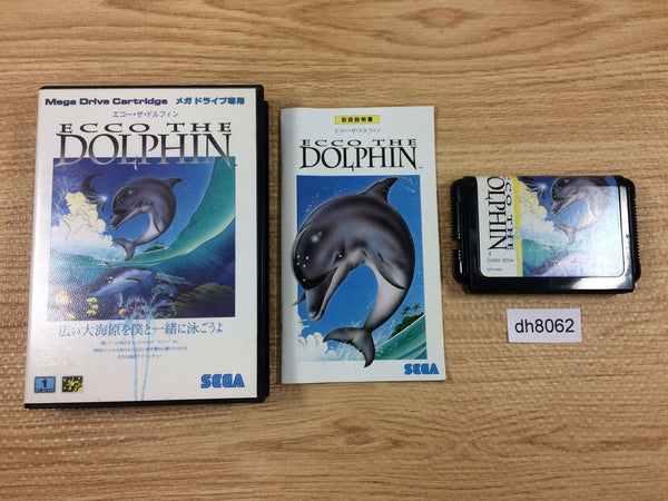 dh8062 Ecco the Dolphin BOXED Mega Drive Genesis Japan