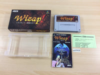 UB8908 Wizap! Ankoku no Ou BOXED SNES Super Famicom Japan