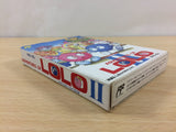 Adventures of Lolo 2 BOXED NES Famicom Japan - UB9694