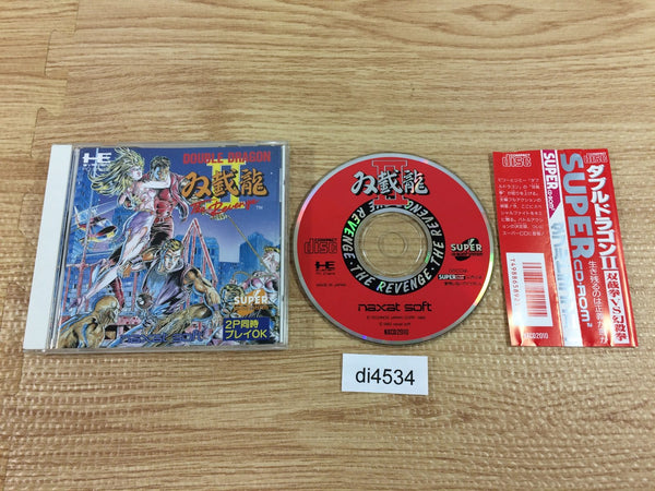 di4534 Double Dragon II The Revenge SUPER CD ROM 2 PC Engine Japan