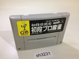 Shodani Nintei Shodan Pro Mahjong SNES Super Famicom Japan - SH3231