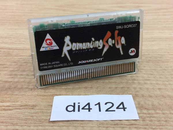DI4124 Romancing Saga Wonder Swan Bandai Japan