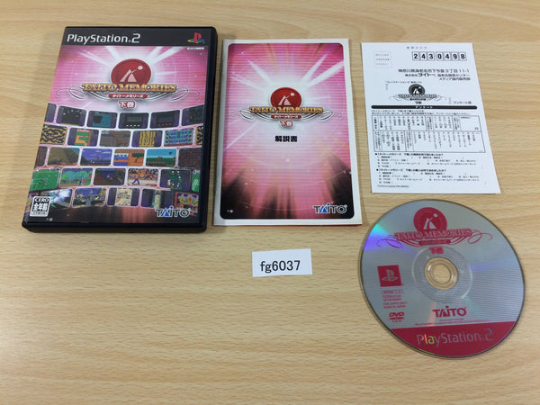 FG6037 Taito Memories Volume 2 PS2 Japan