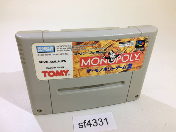 sf4331 The Monopoly Game 2 SNES Super Famicom Japan
