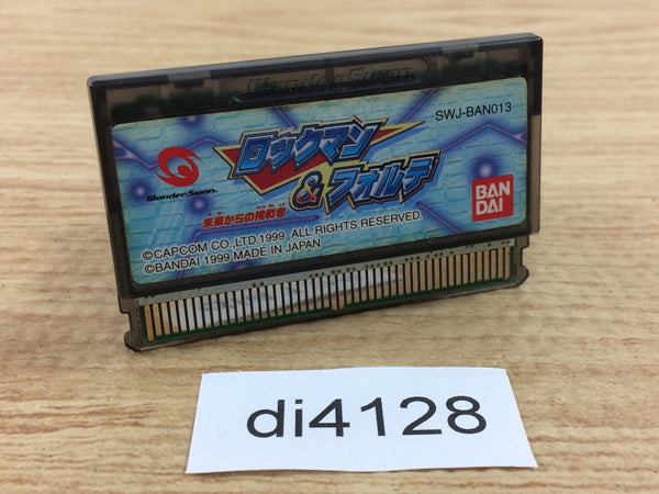 DI4128 Rockman & Forte Mirai kara no Chosensha Wonder Swan Bandai Japan