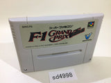F1 Grand Prix Racing SNES Super Famicom Japan - SD4998
