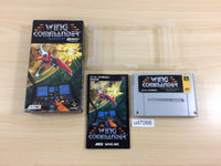 ud7066 Wing Commander BOXED SNES Super Famicom Japan