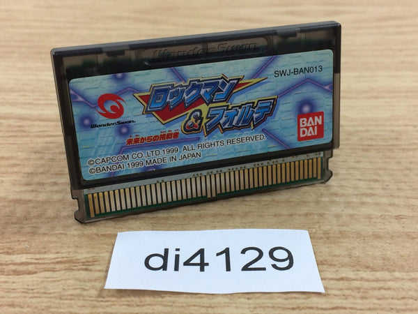 DI4129 Rockman & Forte Mirai kara no Chosensha Wonder Swan Bandai Japan