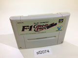 F1 Grand Prix Racing SNES Super Famicom Japan - SF2074