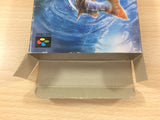 Sun Spo Fishing Keiryuu Ou BOXED SNES Super Famicom Japan - UC7138