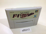 F1 Grand Prix Racing SNES Super Famicom Japan - SF9317