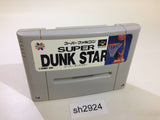 Super Dunk Star Basketball SNES Super Famicom Japan - SH2924