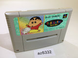 az6332 Crayon Shinchan Arashi wo Yobu Enji SNES Super Famicom Japan