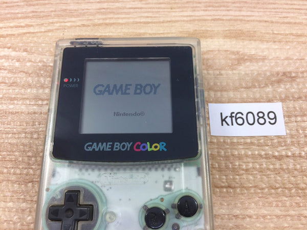 kf6089 Plz Read Item Condi GameBoy Color Clear Game Boy Console Japan