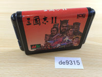 de9315 Sangokushi II Mega Drive Genesis Japan