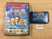 dh8069 Advanced Daisenryaku Deutsch Dengeki Sakus BOXED Mega Drive Genesis Japan