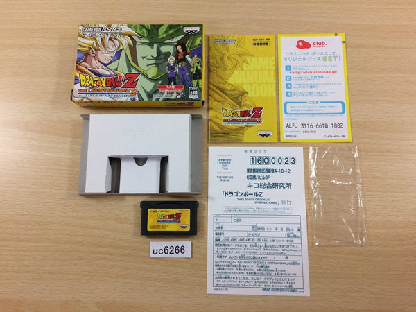 UC6266 Dragon Ball Z The Legacy of Goku II 2 BOXED GameBoy Advance Japan