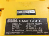 Game Gear Yellow SEGA Console Japan - Not Working DH7652