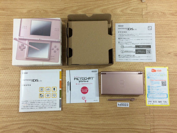 kd5023 Nintendo DS Lite Metallic Rose BOXED Console Japan