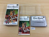 First Queen Ornic Senki BOXED SNES Super Famicom Japan - UB8917