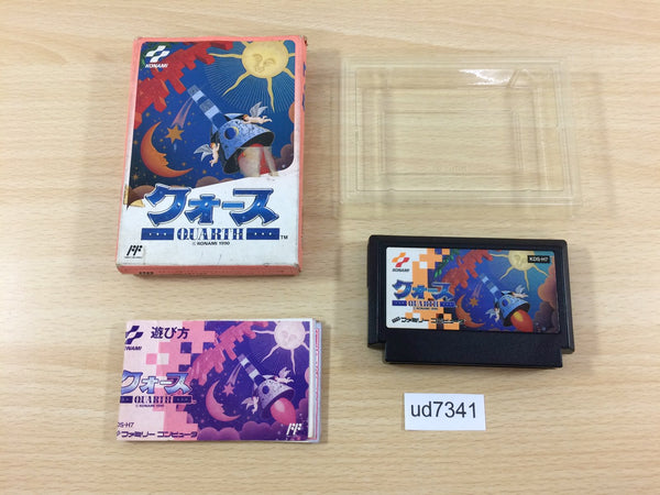 ud7341 Quarth BOXED NES Famicom Japan