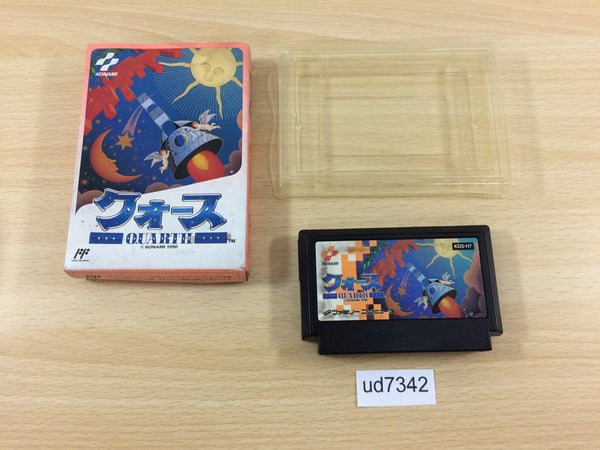 ud7342 Quarth BOXED NES Famicom Japan