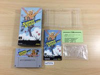 ud7074 F15 Super Strike Eagle BOXED SNES Super Famicom Japan