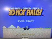 dk1225 Famicom Grand Prix II 3D Hot Rally Famicom Disk Japan