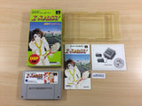Ace o Nerae! Aim for the Ace! Tennis BOXED SNES Super Famicom Japan - UD6960