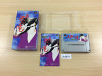UB2854 Mahjong Hisshou Den Shin Naki no Ryuu BOXED SNES Super Famicom Japan