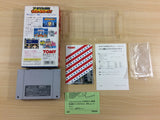 America Oudan Ultra Quiz BOXED SNES Super Famicom Japan - UC8786