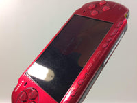 g8462 Plz Read Item Condi PSP-3000 RADIANT RED SONY PSP Console Japan