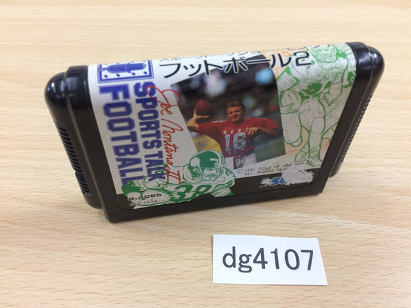 dg4107 Joe Montana II Sports Talk Football Mega Drive Genesis Japan