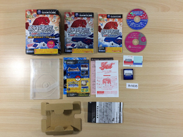 fh1635 Pokemon Box Ruby and Sapphire BOXED GameCube Japan