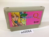 Quiz Project Q NES Famicom Japan - AD3064